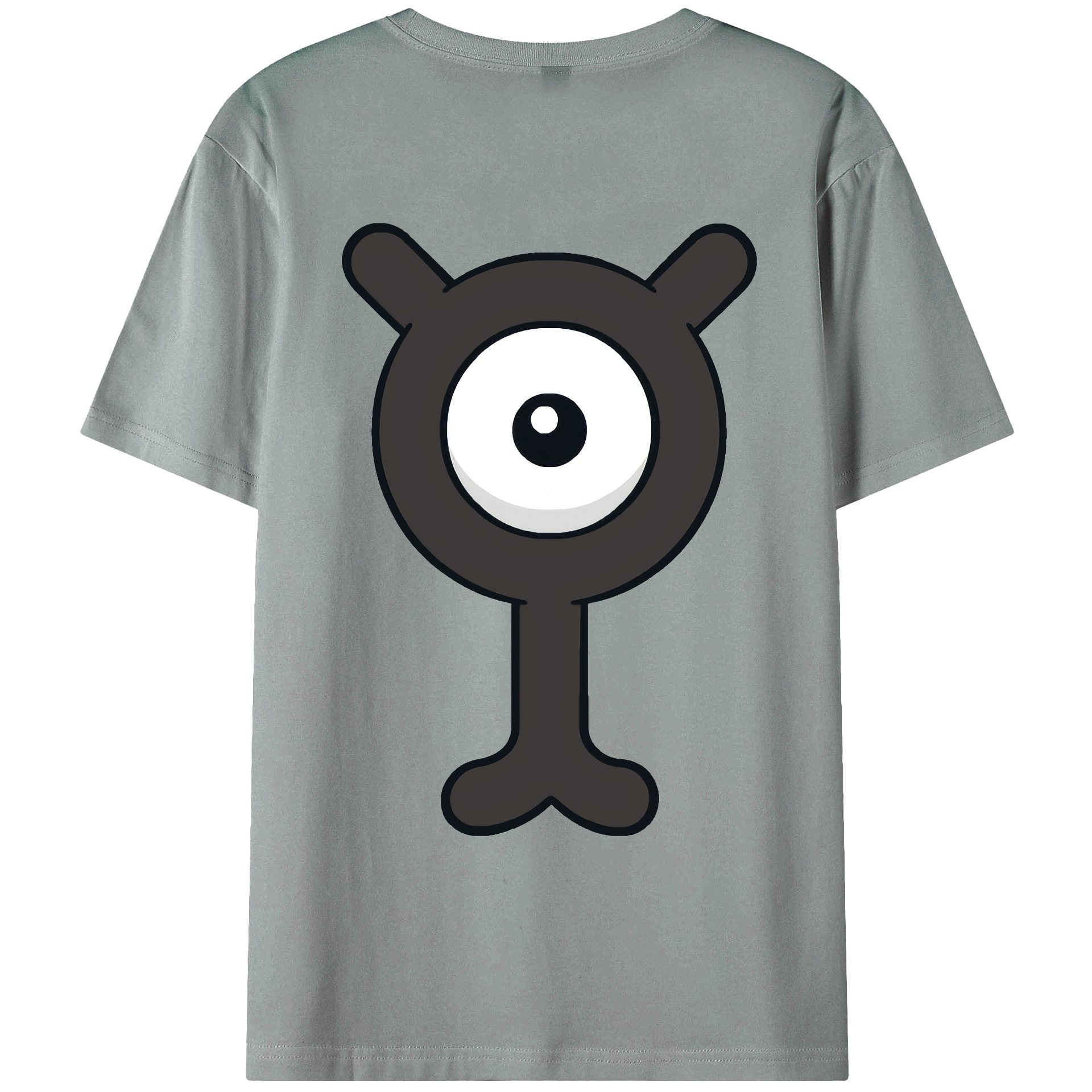 （画像用） ポケットモンスター Pokémon 綿100％ メンズ半袖Tシャツ（バックプリント） 通気性